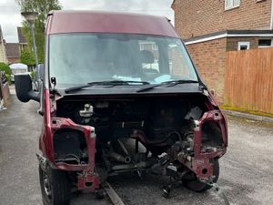 Supporting image for story: Thieves steal firefighter's van and use his own uniform to strip it for parts