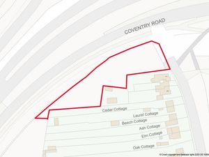 Supporting image for story: 'What we have here is a valuable freehold plot of land' - Site close to Birmingham Airport goes up for auction