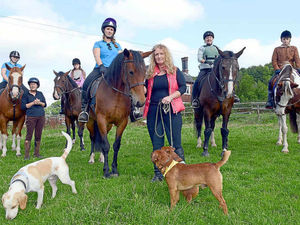 Supporting image for story: Watch: Shropshire horse riders jump to save their school