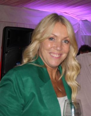 Lisa Milner, who runs Lisa Milner Hair in Wolverhampton, at her 30th anniversary party