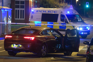 The scene following the incident in Cradley Heath. Pic: SnapperSK