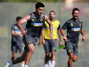 Supporting image for story: Steve Davis: Raul Jimenez focusing on Wolves and his fitness back at Compton