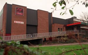 Oakengates Theatre in November 1997, it was formerly known as Oakengates Town Hall.