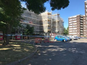 Flats off Tremont Street have been cordoned off