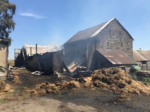 The scene of the fire. Photo: @SFRS_Bridgnorth