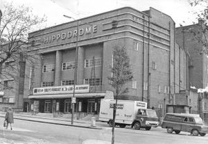 October 9, 1970, the caption reads: 'There used to be an old-style Hollywood glamour when Dudley Hippodrome was in business as a live-show theatre. The theatre was opened on December 19, 1938 and attracted packed houses to its plays, variety shows, musicals and pantomimes. National and international stars, including the likes of Bob Hope, appeared there and on some memorable nights crowds filled the approach roads for a glimpse of the star - as well as filing the theatre. It operated as a live theatre until February 1964, its eventual closure being just one of the casualties of the TV and computer age.'