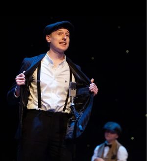 James performing in a Rooftop Studios production 