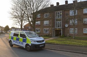 Police were in Bournebrook Crescent, Halesowen, for most of Friday. Photo: SnapperSK