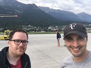 TIim and Nathan arrive in Innsbruck