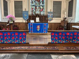 The display at All Saints Church.