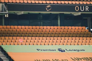 A steward's jacket was put on a seat in the Stan Cullis stand in tribute. Photo: Wolves