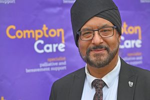 Warinder Juss was there to offer his support