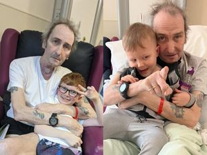 Supporting image for story: Special tea party gives hospice patient precious time with his grandchildren