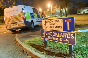 Police at the scene on the Yew Tree Estate. Photo: SnapperSK