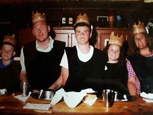 Lee Marlow with his family