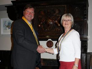 Supporting image for story: Ludlow Rotary Club has new president