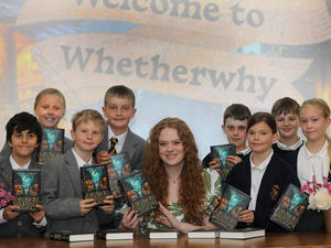 Supporting image for story: Acclaimed children's author pays visit to Shrewsbury school pupils