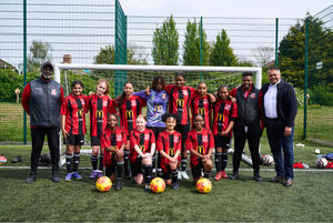 Under-14 youth team for NPV Football Academy Girls team