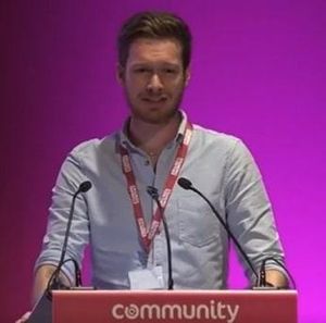 Councillor Chris Burden was highly commended for the young councillor of the year award in 2021