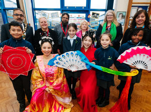 Supporting image for story: Telford school celebrates Chinese culture as the Year of the Tiger gives way to the Year of the Rabbit