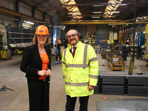 Supporting image for story: GJF Fabrications tells MP about growth