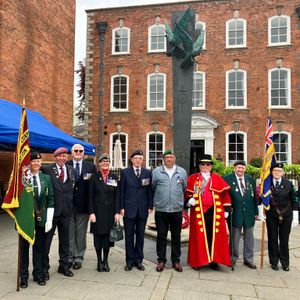Ludlow Town Council at the ceremony