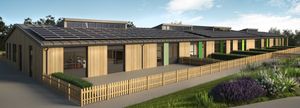 How the new school could look when finished. Image: Powell Dobson architects