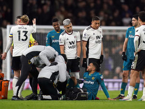 Supporting image for story: Matheus Cunha to have MRI scan on ankle injury after Wolves draw with Fulham
