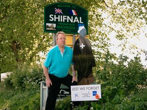 Supporting image for story: Shifnal streets don statues and poppies as town prepares for VE Day celebrations