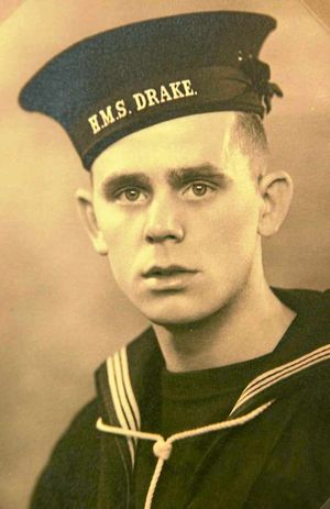 Roy Walker pictured during World War Two