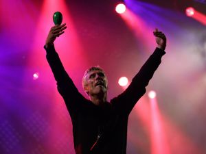 Supporting image for story: Happy Mondays star Bez shakes BBC Breakfast presenters with maracas joke