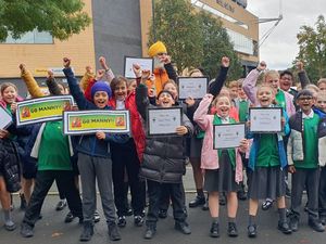Supporting image for story: Wolverhampton fundraiser beats heavy rain and sore feet on 48-hour walking challenge around Molineux