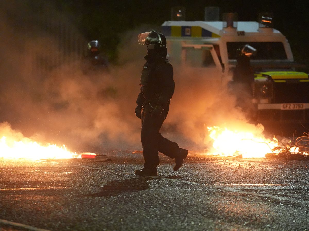 22 police officers injured in night of disorder in Portadown