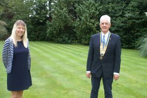 Maria Jones and president John Law