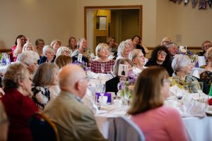Shrewsbury Flower Club held a luncheon for the Queen's Platinum Jubilee