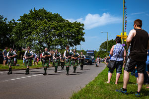 Bagpipers at Shifnal Carnival