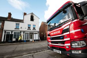 Emergency services were called to the property at just after 8am