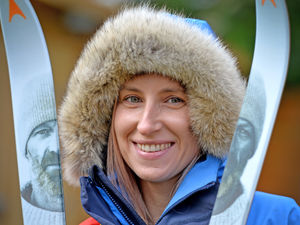Supporting image for story: Wolverhampton woman battles the elements during crossing of Greenland ice cap