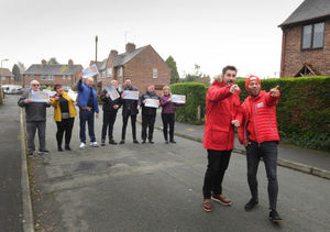 Postcode Lottery ambassadors Matt Johnson and Danyl Johnson with the Oak Drive winners
