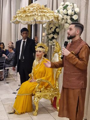 Datu Jordan Nirankari-Bowen, Royal Envoy for Communications and Royal Legal Counsel to Maha Putri Maria addressed the attendees on the efforts of We Care for Humanity across the globe.