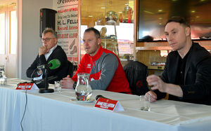 New Walsall manager Michael Flynn is unveiled to the media..