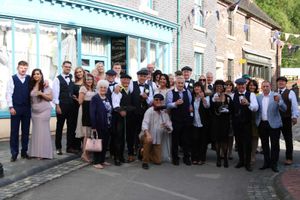 Peaky Blinders-themed wedding at Telford's Blists Hill Victorian Town