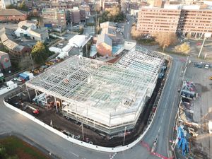Supporting image for story: In pictures: Work on £18.2m Dudley leisure centre taking shape