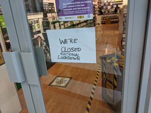 Game had a notice on its entrance in Wolverhampton city centre