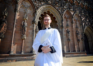 New curate Graham Wigley used to work at HMV Wolverhampton