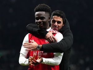 Supporting image for story: Arsenal trio Saka, Calafiori and Timber very uncertain to face Liverpool – Arteta