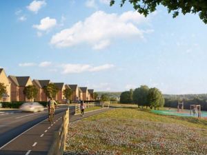 Supporting image for story: 350 homes plan submitted for greenfield site in Telford