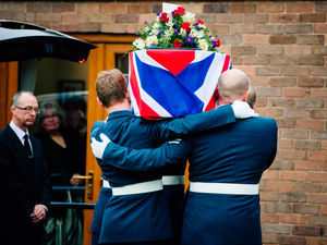 Supporting image for story: Shropshire war hero laid to rest