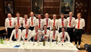 England Transplant Team celebrating their Euro success.