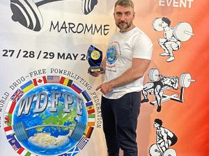 Supporting image for story: Delight for Telford's Dan Chepa at world glory and charity success